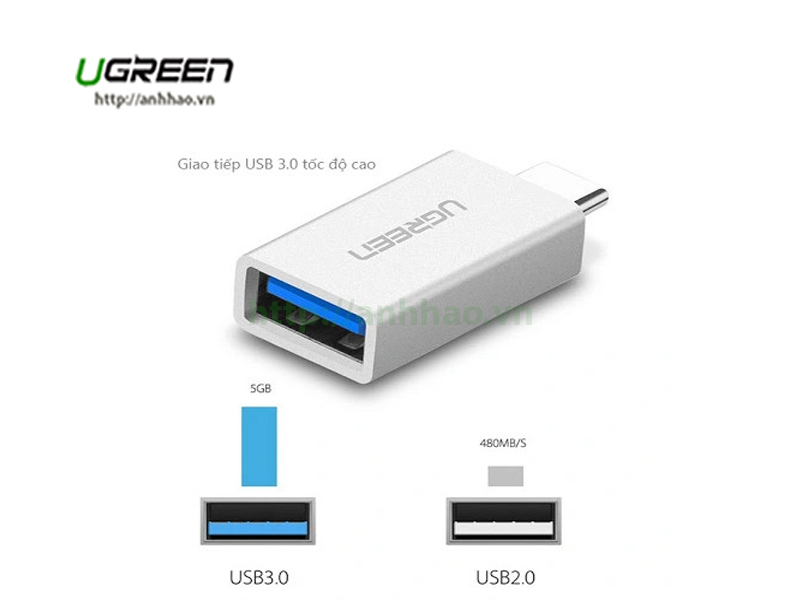 Ugreen 30155 - Đầu chuyển USB type-C sang USB 3.0 Ugreen 30155